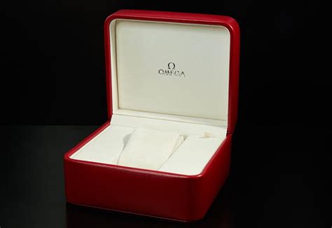 genuine omega watch box|Omega Watch storage box.